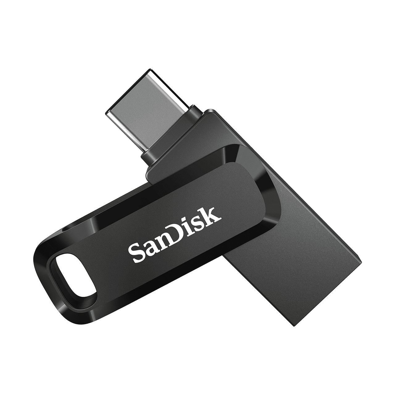 SanDisk Ultra Dual Drive Go USB-Stick – 256 GB, USB-A/USB-C (USB 3.2 Gen 1), Drehring
