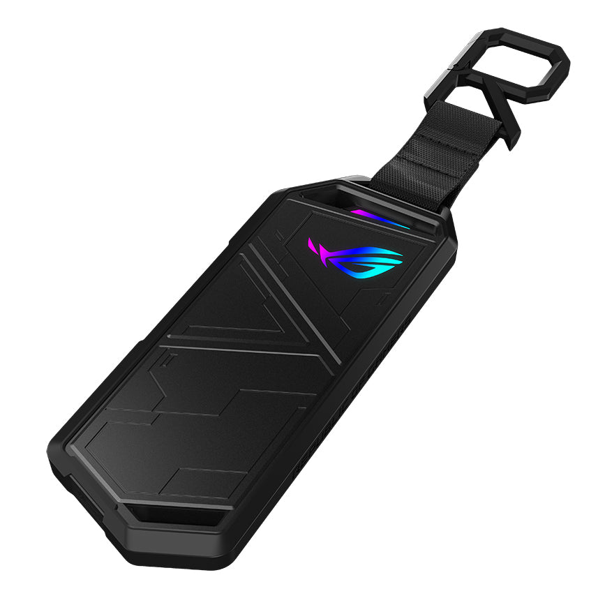ASUS ROG Strix Arion – 1-Bay SSD-Gehäuse – USB 3,2 Gen 2 (10 Gbit/s), USB-C, für M.2 (PCI-Express, NVMe)