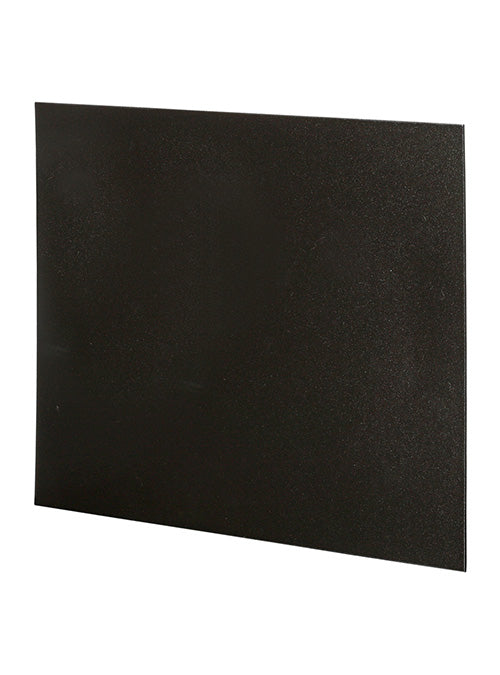Securit Silhouette-Kreidetafel 'Rechteck' – 350 × 300 mm – Melamin, schwarz – beidseitig, für Kreidemarker