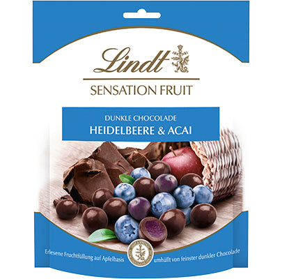 Lindt Sensation Fruit Schokolade – Heidelbeere & Acai – 150 g