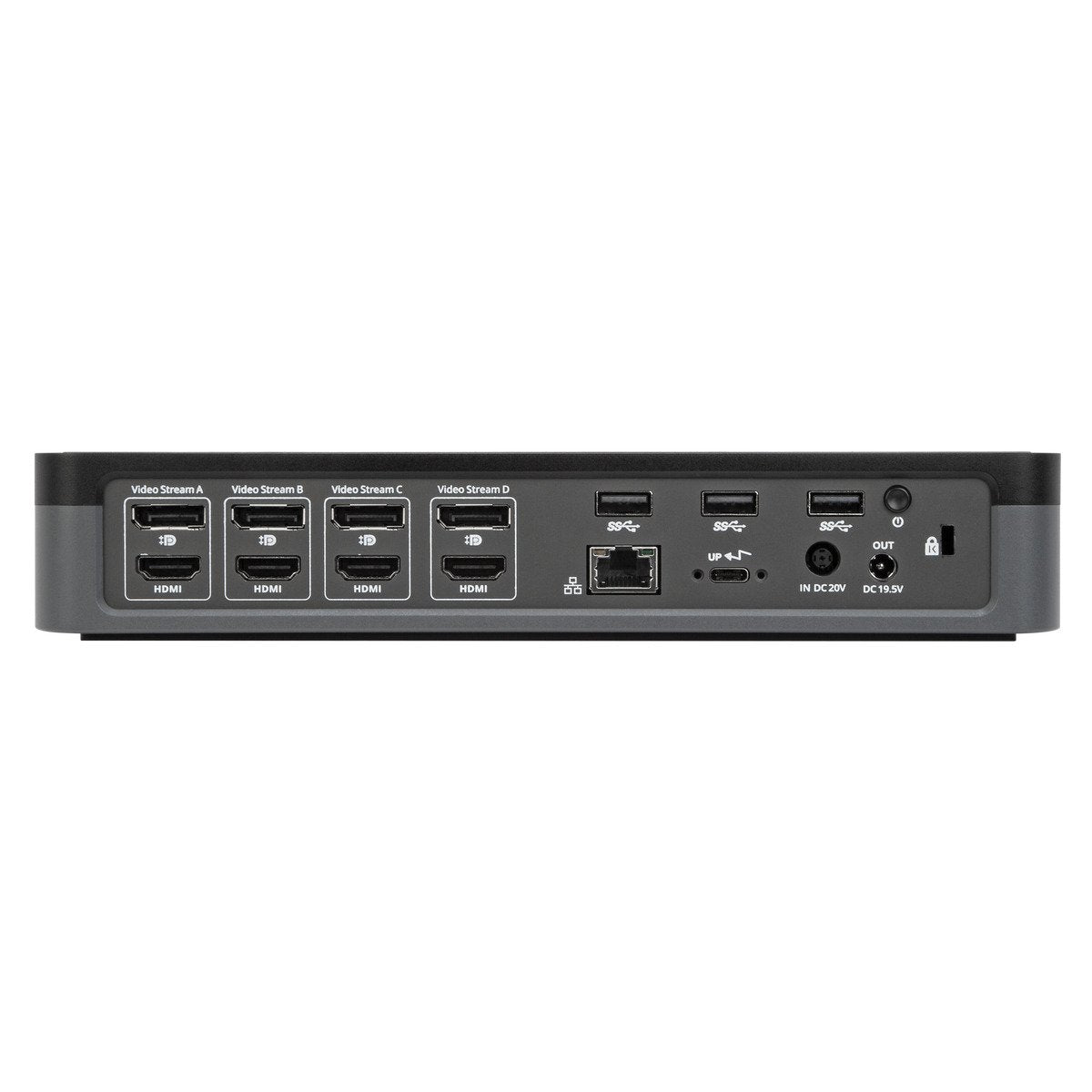 Targus DOCK570EUZ Dockingstation – 4× DP, 4× HDMI, 3,5 mm Audio, für Windows/Mac