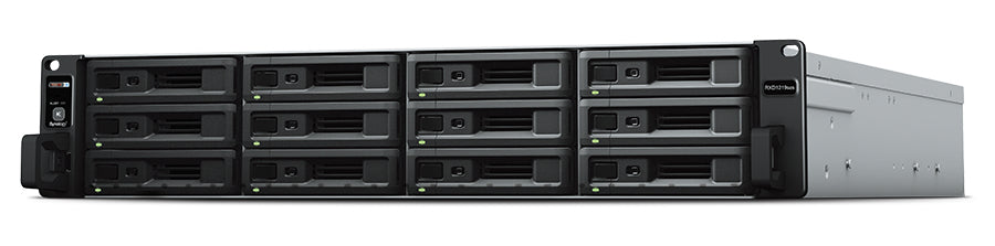 Synology RXD1219sas – 12-Bay Rack 2U Erweiterungsgehäuse – für 2,5"/3,5" HDD/SSD, SAS
