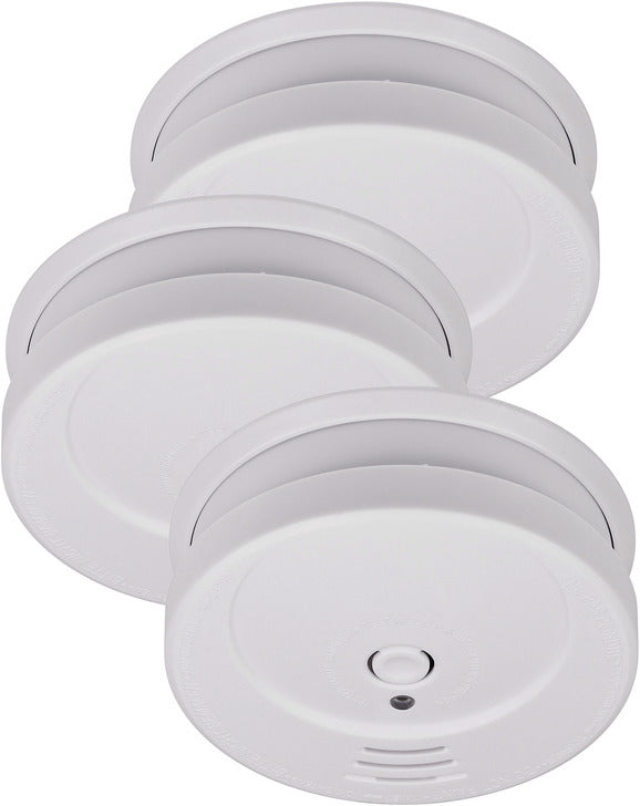Brennenstuhl RM C 9010 – Funk-Rauchmelder, 85 dB, EN 14604 – Weiss (3er-Pack)