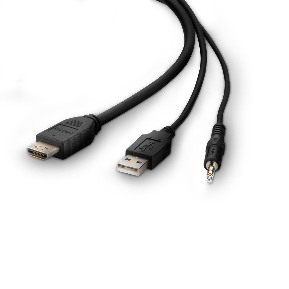 Belkin Multiport-Adapter – HDMI + USB-A + Audio, 15,2 cm
