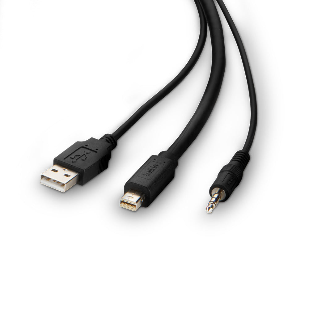 Belkin USB-C auf DisplayPort Adapter, 1,8 m, aktiv, KVM, TAA-konform