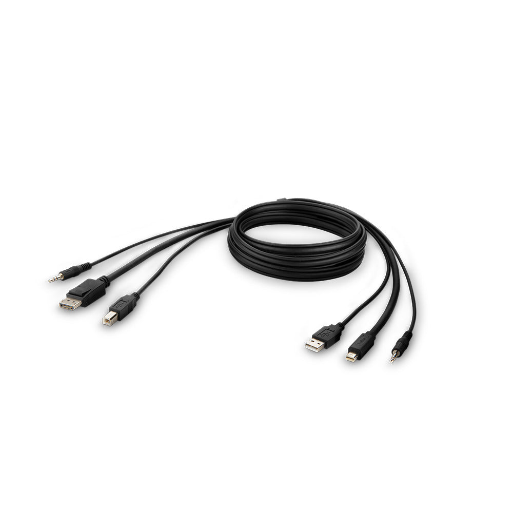 Belkin USB-C auf DisplayPort Adapter, 1,8 m, aktiv, KVM, TAA-konform
