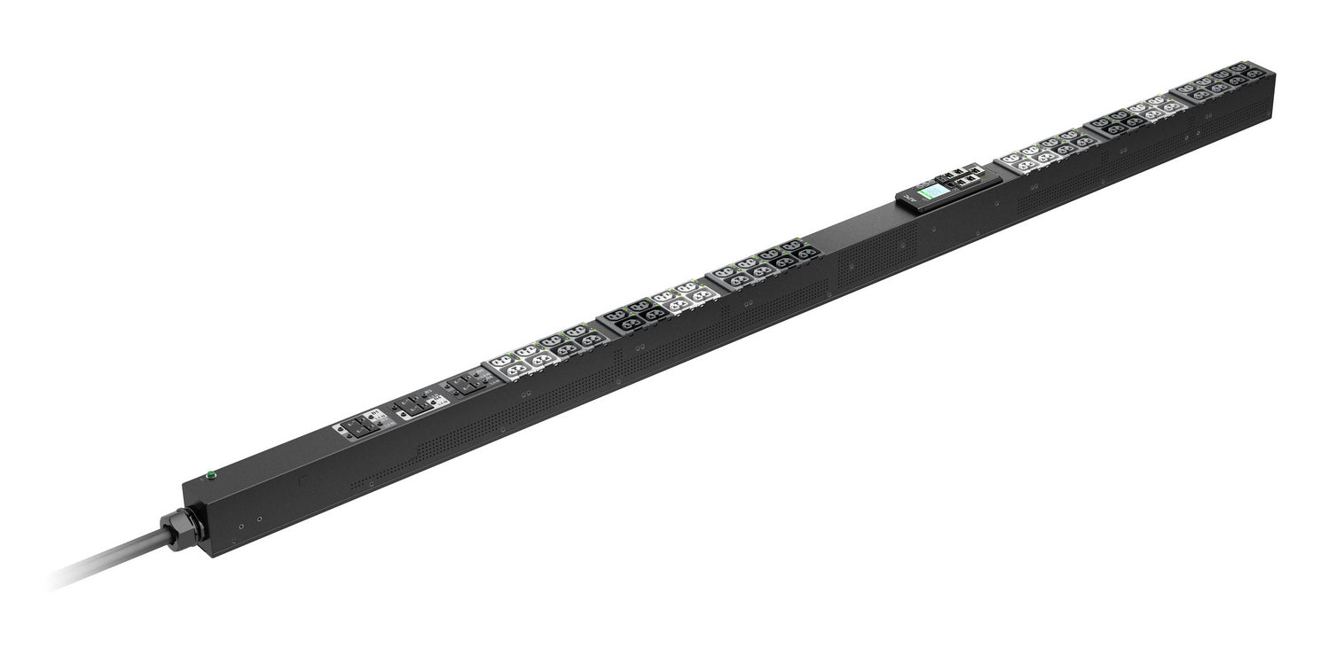 APC NetShelter Advanced – Rack-PDU Messgerät, 3-phasig, 42× IEC (C13/C15/C19/C21), 60 A, 0U vertikal, 34,6 kW