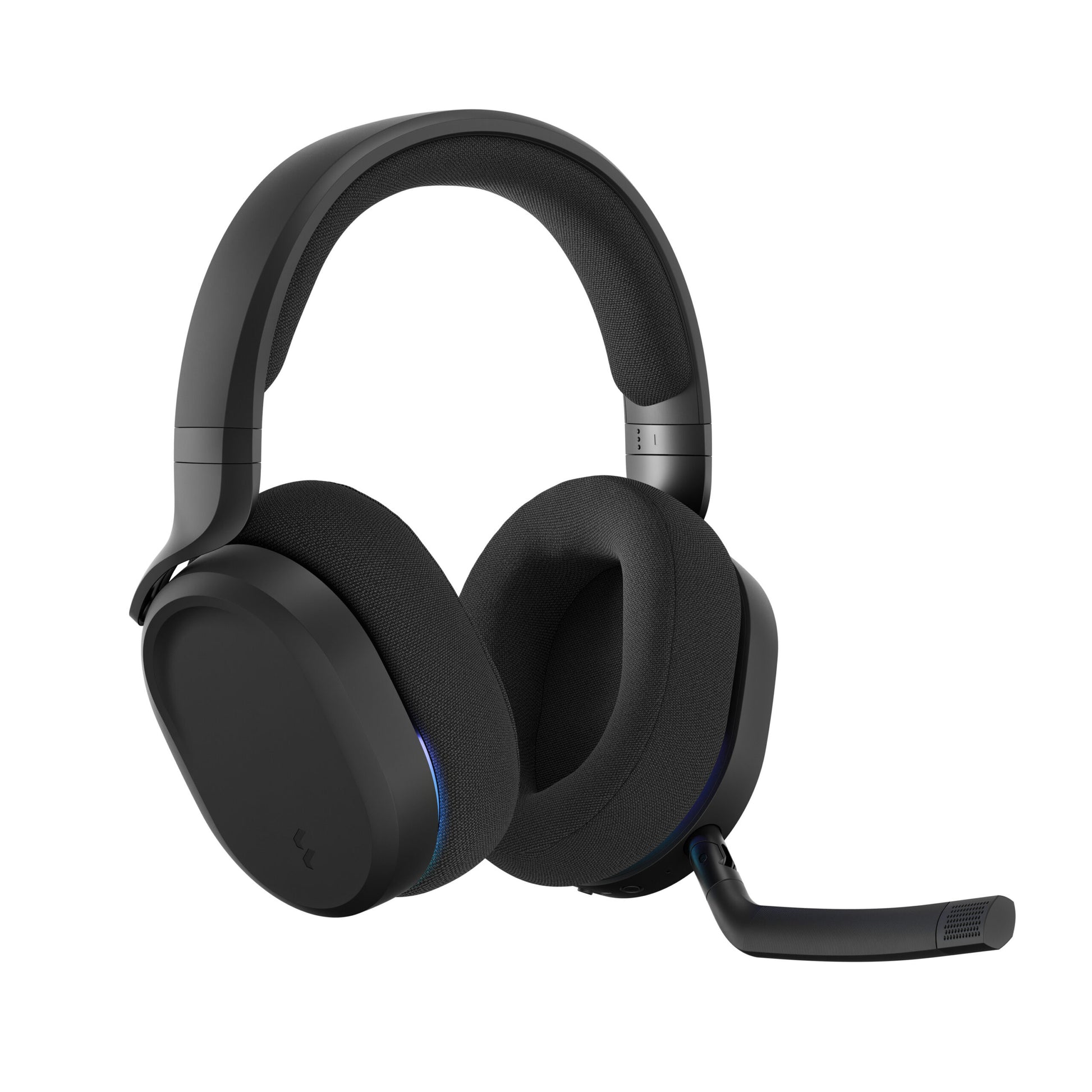 Fractal Design Scape Dark Gaming-Headset – On-Ear, Stereo, Kabel + BT, mit Ladestation, Schwarz