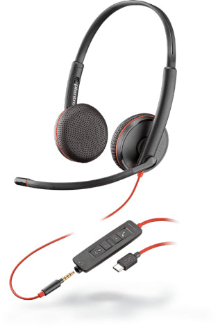 Poly Blackwire C3225 – Mono Headset – USB-C