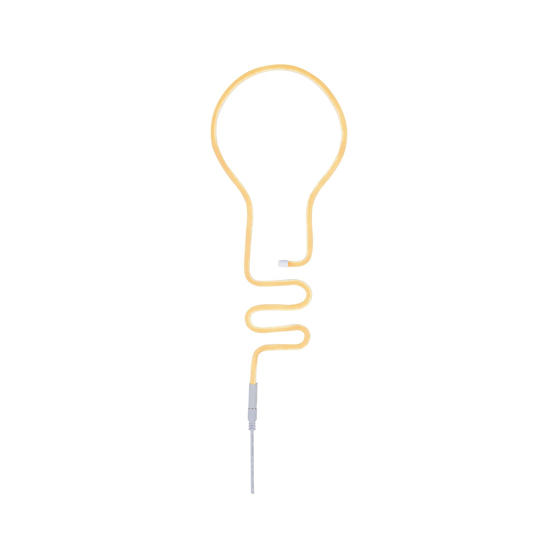 Paulmann LED-Strip Neon Colorflex – 1 m, orange, 4,5 W, USB, weiss