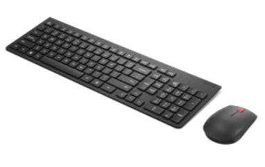 Lenovo Essential Wireless Combo – Tastatur- und Maus-Set – 2,4 GHz (Nano-Empfänger, USB-A) – AZERTY (FR) – Schwarz