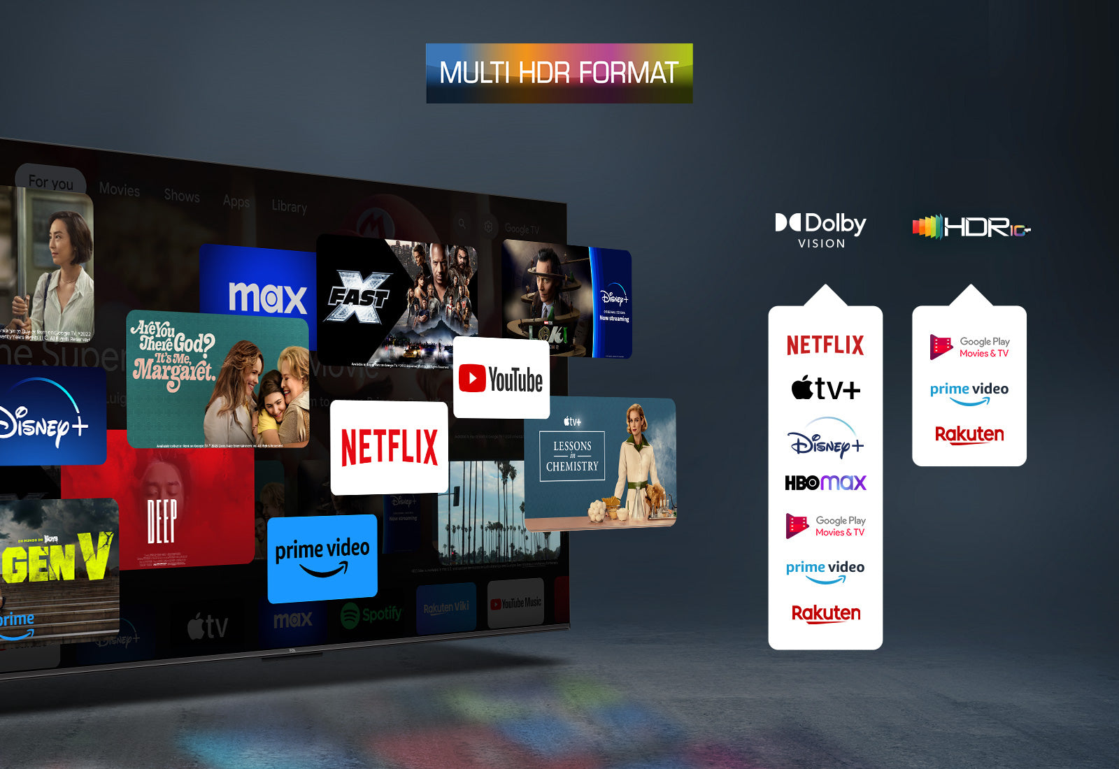 TCL 65C655 – 65" QLED UHD 4K, Google TV, Dolby Vision (2024)