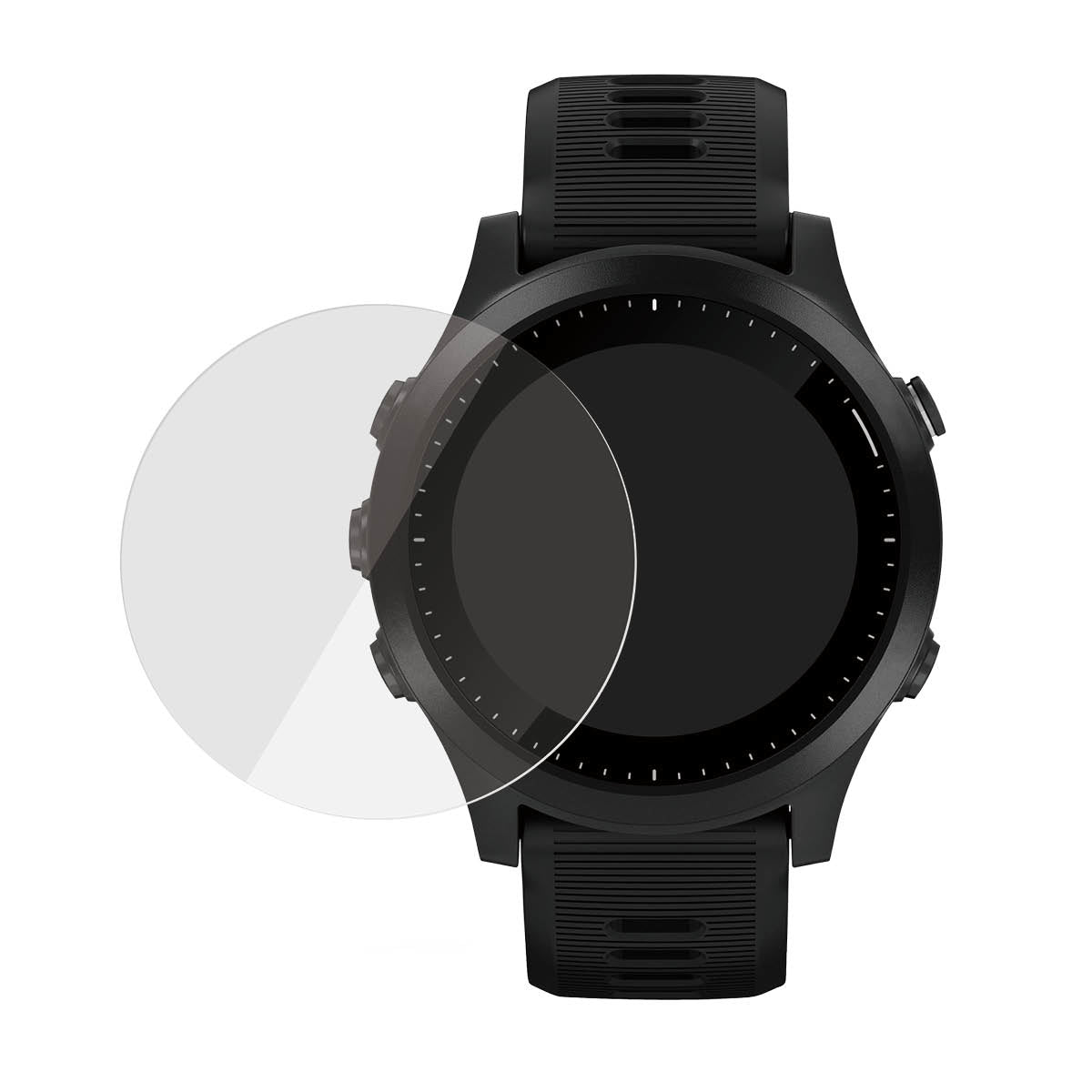 PanzerGlass Displayschutz (Panzerglas) – für Garmin Forerunner 55/245/45 und andere