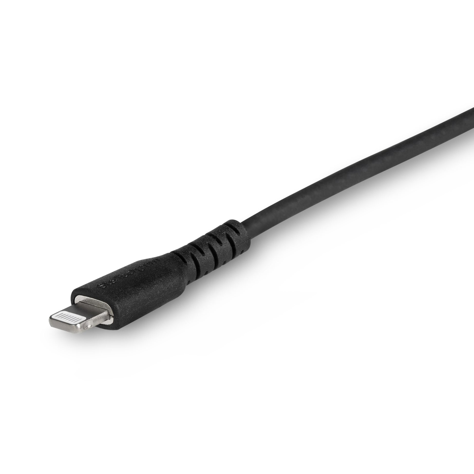 StarTech.com USB-C auf Lightning Kabel, Schwarz, Aramid-verstärkt