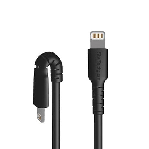 StarTech.com USB-C auf Lightning Kabel, Schwarz, Aramid-verstärkt