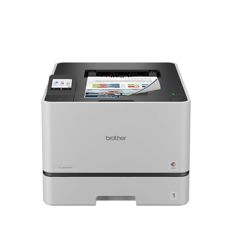 Brother HL-L8430CDW – Farbe, A4, Duplex, WLAN, LAN, USB, 31 ppm, AirPrint, Mopria