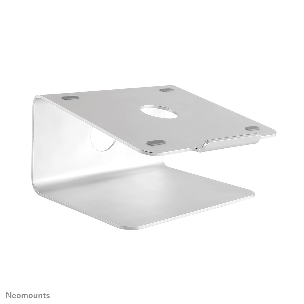 Neomounts Laptop-Ständer – bis 17", 360° drehbar, bis 5 kg – Silber