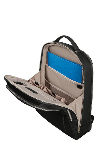 Samsonite Zalia 2.0 – Notebook-Rucksack – für 15,6" Notebook, 17,94 l, Nylon, Schwarz, RFID-Schutz