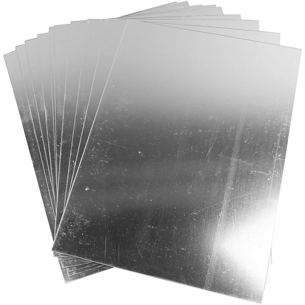 Creativ Company Bastelfolie, Plastik, Transparent, Entspiegelt, 11 × 29,5 cm, 1,1 mm, 79094