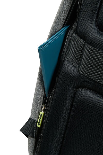 Samsonite Securipak – Notebook-Rucksack – für 15,6"-Notebook, 17 l, Kunststoff, Grau