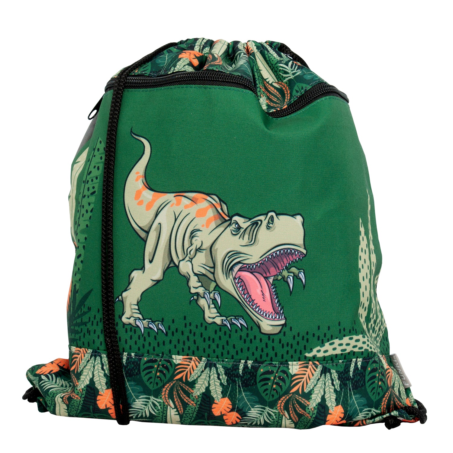 Funki Sportbeutel – 12 l, Dinosaurier-Motiv, wasserabweisend, 36 × 42 cm