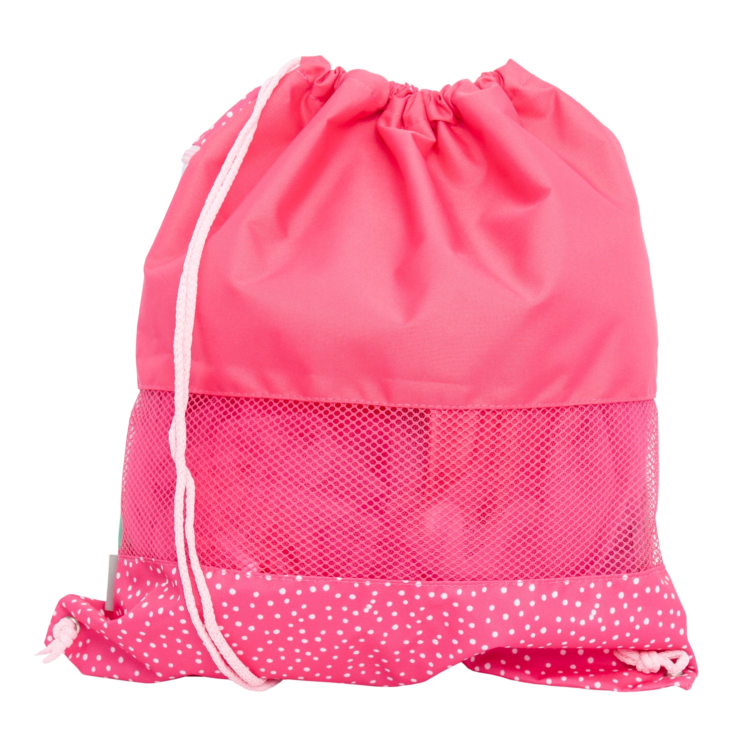 Funki Sportbeutel – 12 l, Motiv Pink Unicorn, wasserabweisend, 36 × 42 cm
