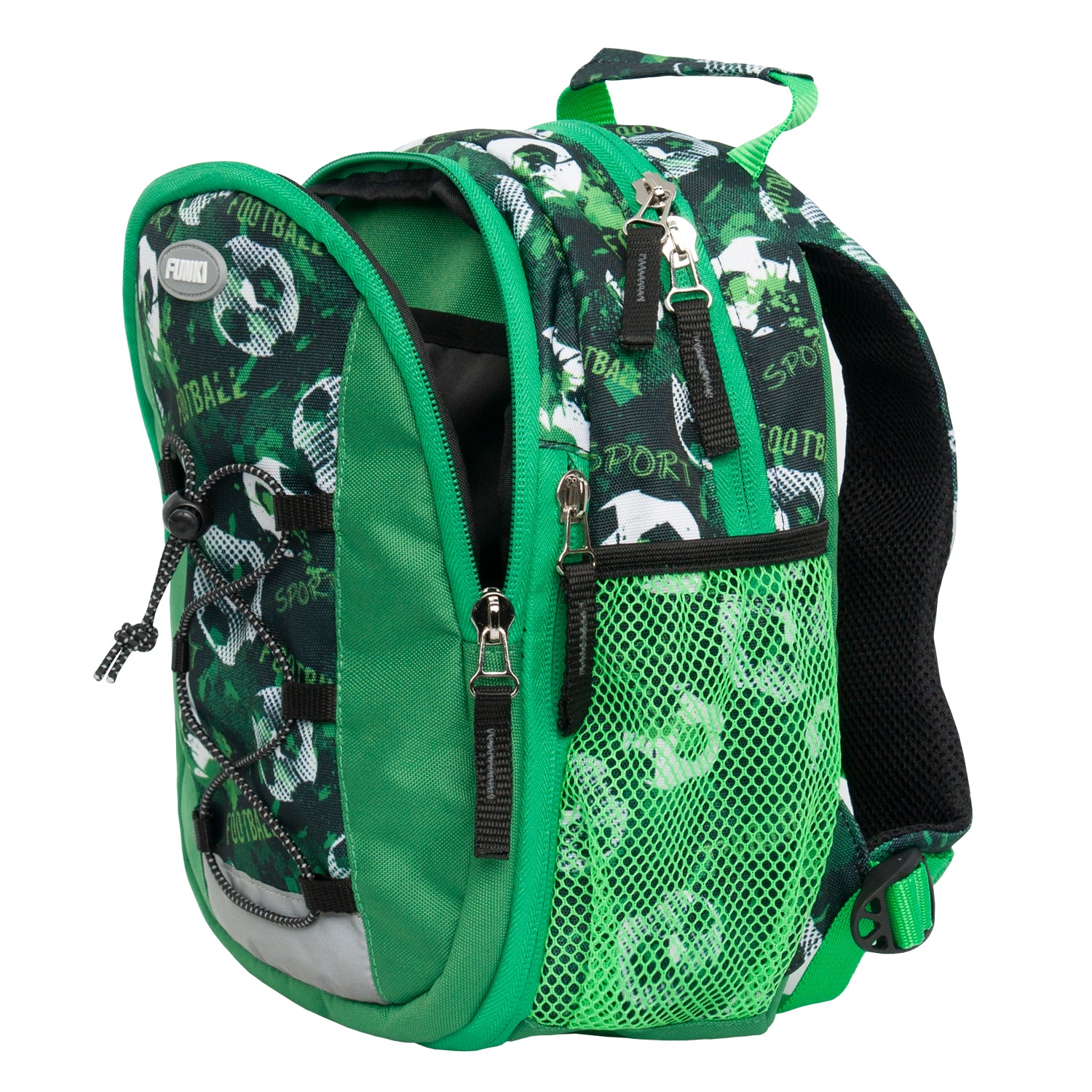 Funki Raumwunder – Kindergartenrucksack – 8–11 l, Kunststoff, Mehrfarbig, Football
