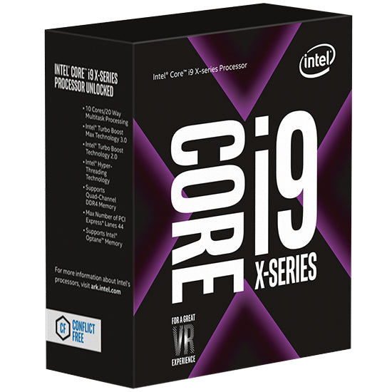 Intel i9-10900X – Prozessor – 10 Kerne/20 Threads, 3,7–4,7 GHz, 19,25 MB Cache, LGA 2066, 165 W