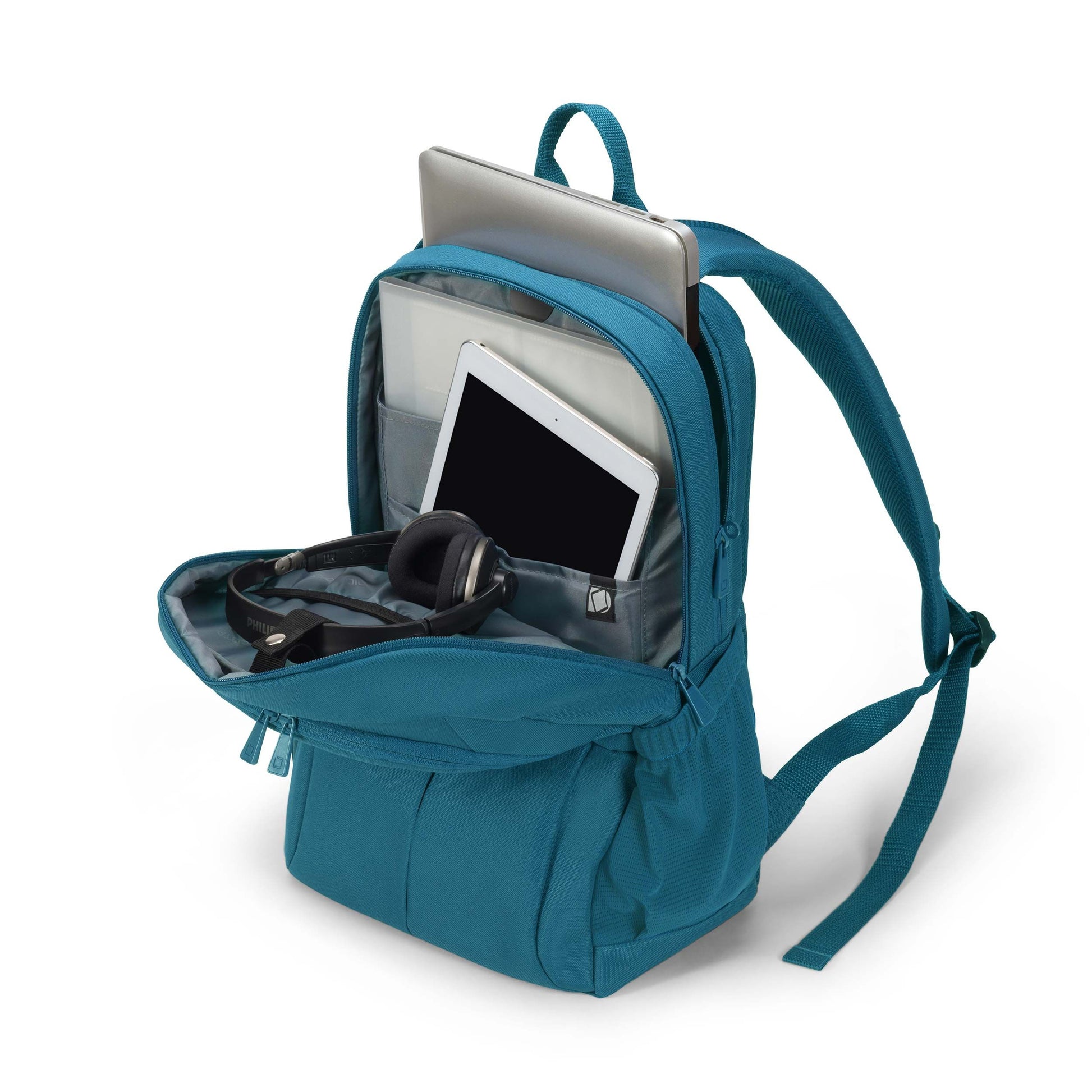 DICOTA SCALE Notebook-Rucksack bis 15,6" – abschliessbar – Blau
