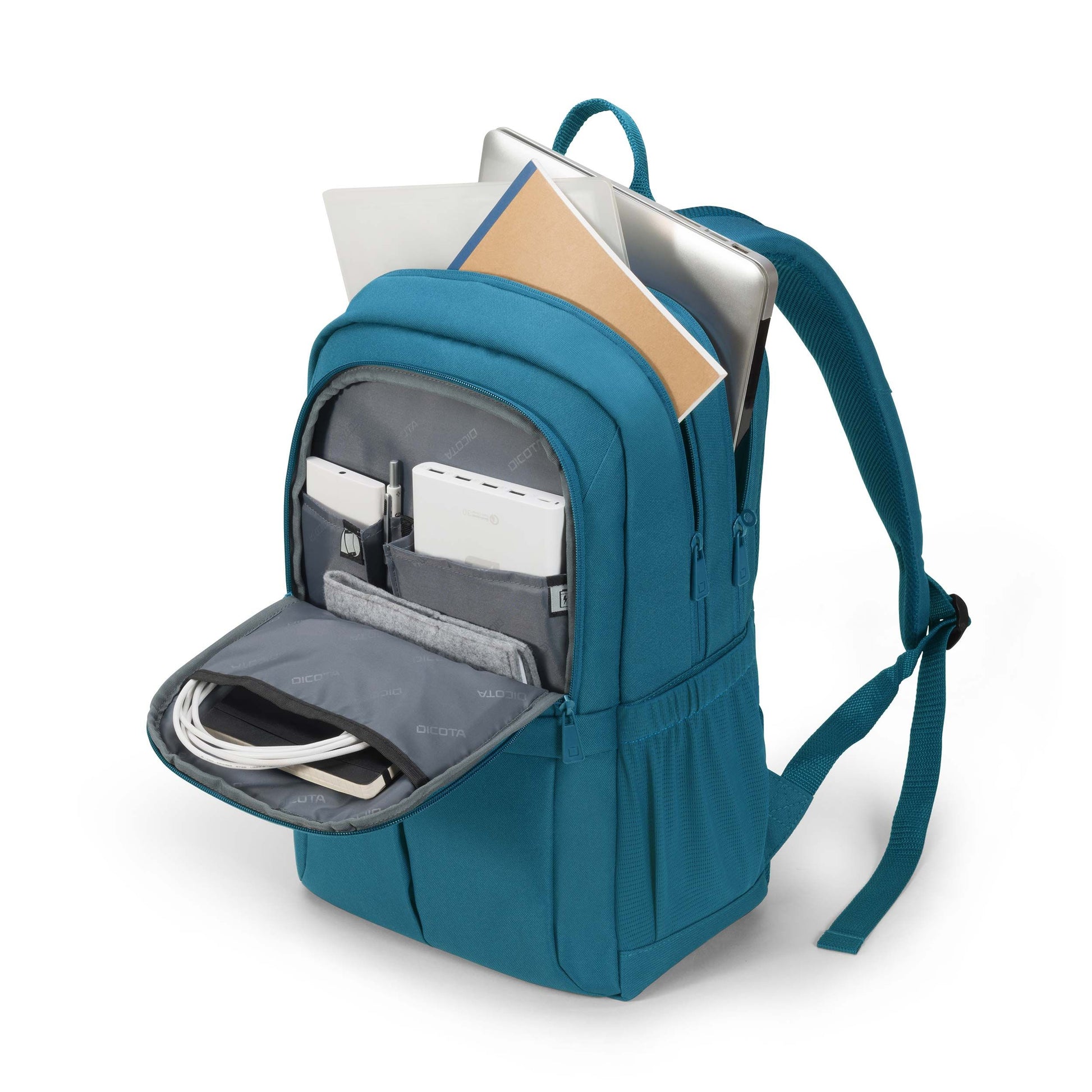 DICOTA SCALE Notebook-Rucksack bis 15,6" – abschliessbar – Blau