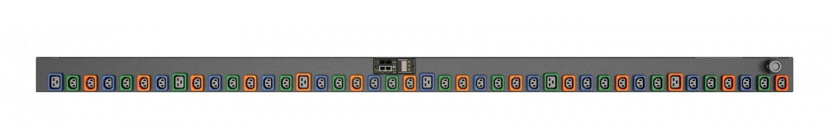 Vertiv GI30094L PDU 11000 W, überwacht, dreiphasig – 42 AC-Ausgänge (C13/C19), IEC 60309