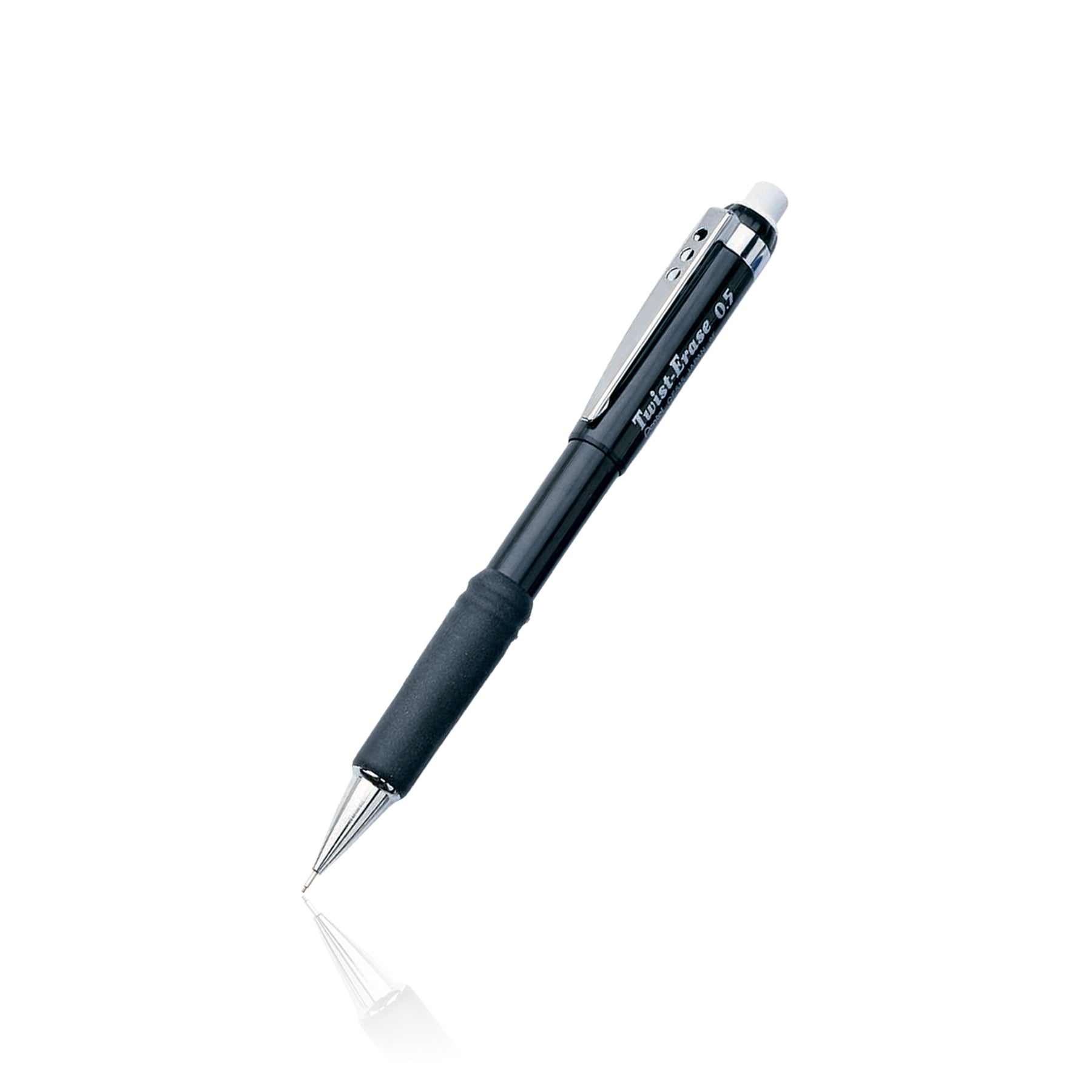 Pentel Twist-Erase Druckbleistift – 0,5 mm, Schwarz