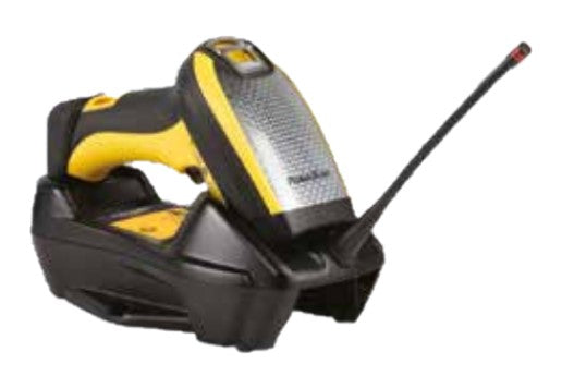 Datalogic PowerScan PM9501 – Barcodeleser – Funk – mit wechselbarem Akku – Kit: Scanner + Ladestation