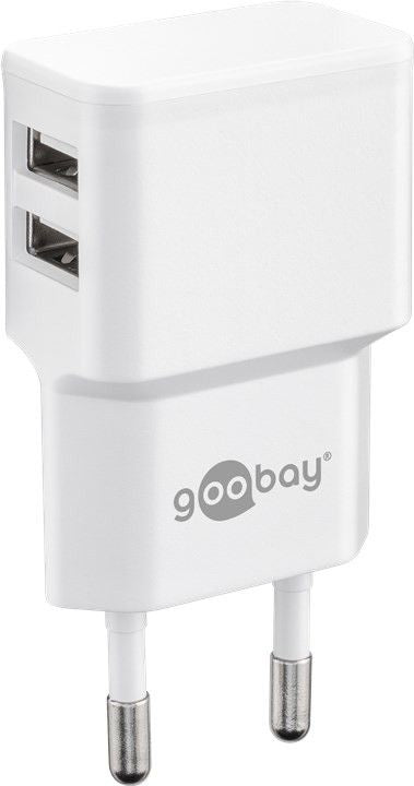 Goobay Ladegerät – 12 W, 2× USB-A