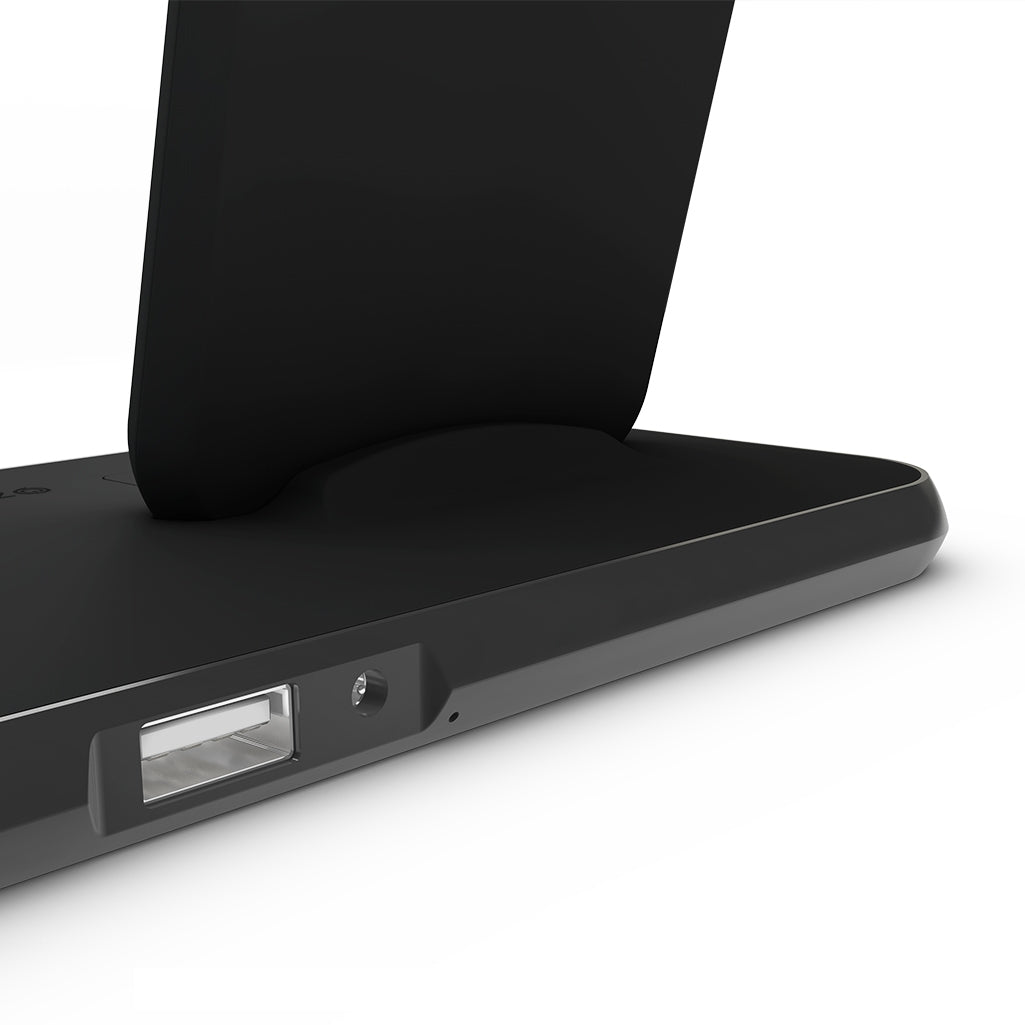 ZENS ZEDC06B Kabelloses Ladegerät 20 W – Qi, 2× gleichzeitig – für Smartphones und Kopfhörer – schwarz