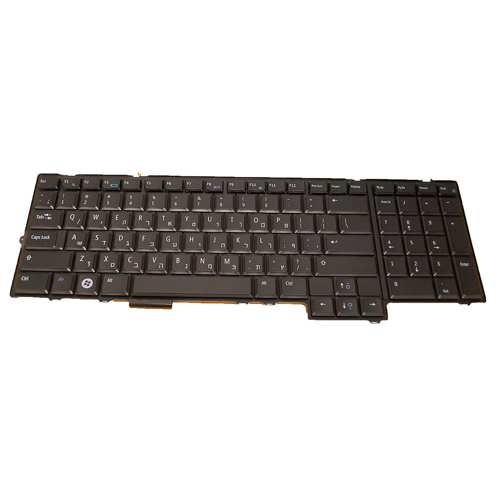 Origin Storage KB-NVGY3 – Notebook-Ersatztastatur – beleuchtet – Hebräisch – schwarz – für Dell Latitude E7450