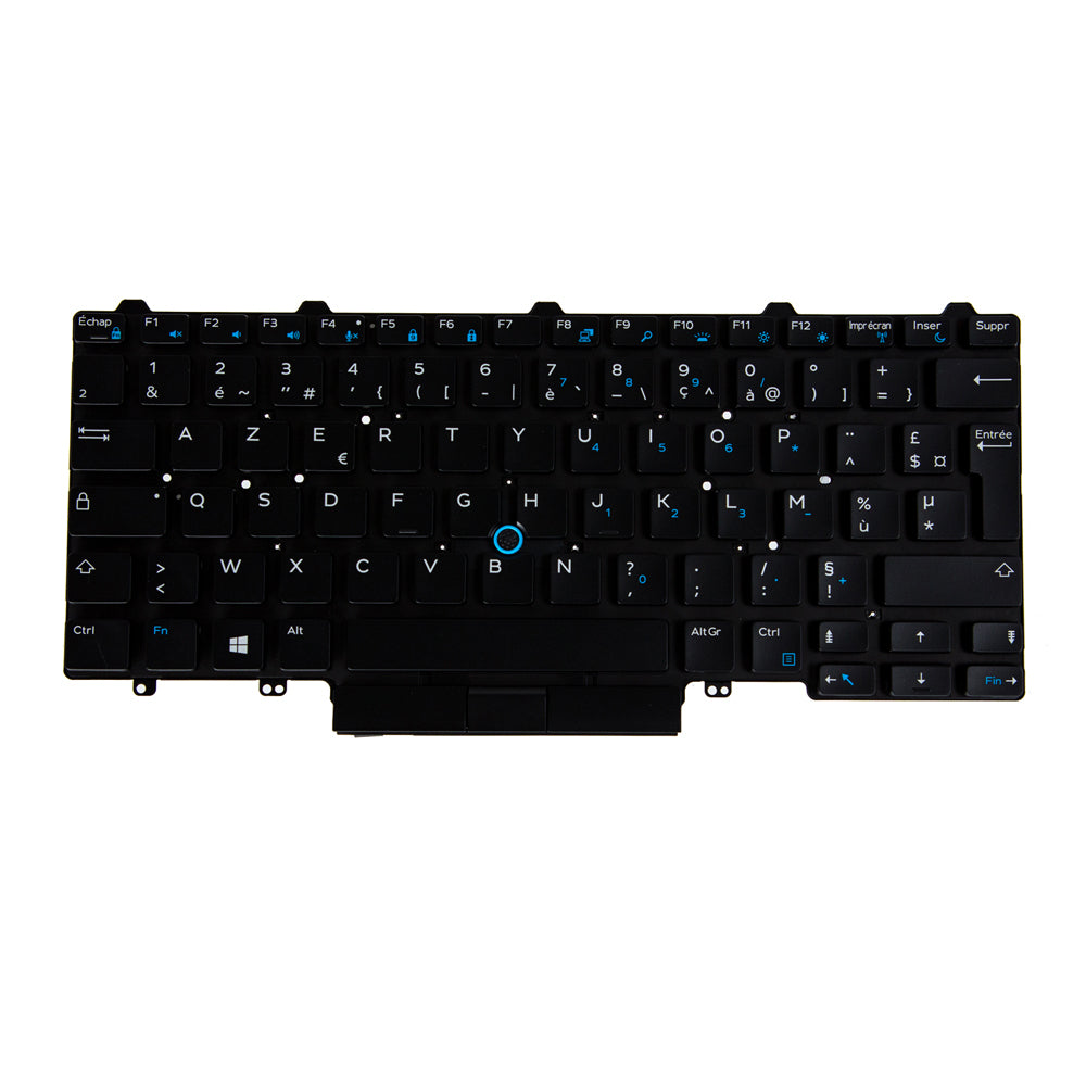 Origin Storage Tastatur-Case für Dell E6420/E5420 – AZERTY (FR), mit Hintergrundbeleuchtung – Schwarz