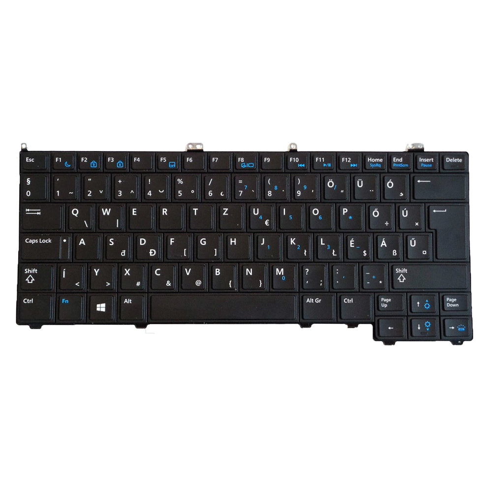 Origin Storage KB-0451N – Notebook-Ersatztastatur – Ungarisch – Beleuchtet – Schwarz – für Dell Latitude E7440
