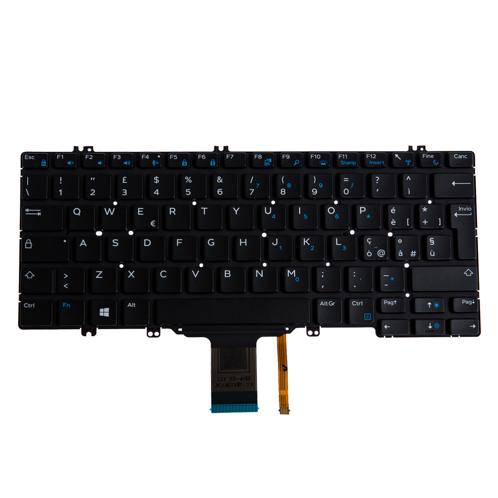 Origin Storage KB-JY0T3 – Notebook-Ersatztastatur – beleuchtet – QWERTY (IT) – ohne Ziffernblock – für Dell