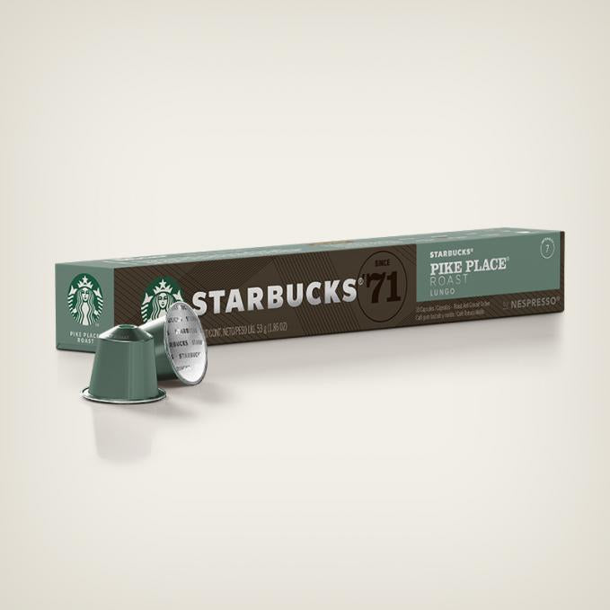Starbucks Pike Place Roast – Kapseln für Nespresso – Lungo, mittel, 120 Kapseln