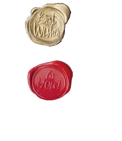 Folia Stempel-Set – 1-teilig – Holz – inkl. Siegelwachs