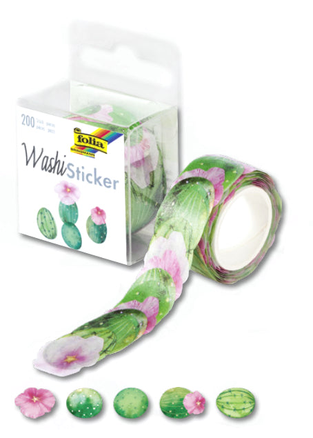 Folia Sticker – 200 Stück – wiederablösbar – mehrfarbig