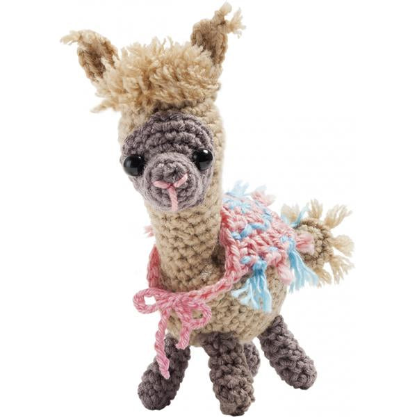 Folia Bastelset Häkeln Lama – ab 8 Jahren – 90–110 mm
