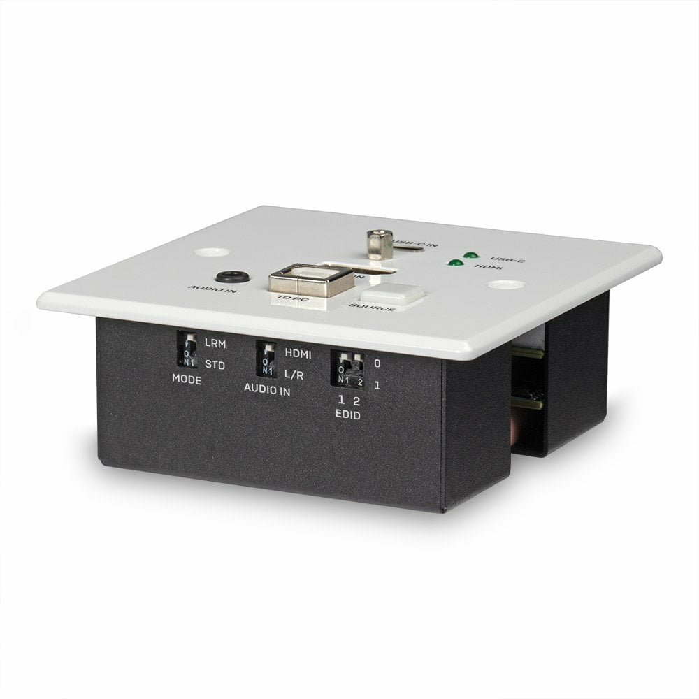 Lindy HDMI/USB-C KVM-Extender über HDBaseT, bis 150 m, UK WallPlate