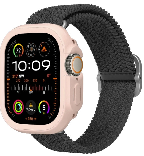 RhinoShield Bumper Case 49 mm – TPE, Pink, für Apple Watch Ultra