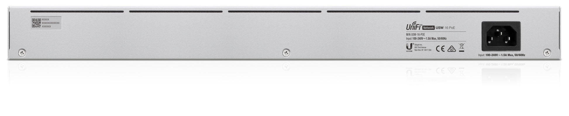 Ubiquiti UniFi – Managed Switch – 16×GbE, 2×SFP, L2/L3, PoE+ 48 W, 1U