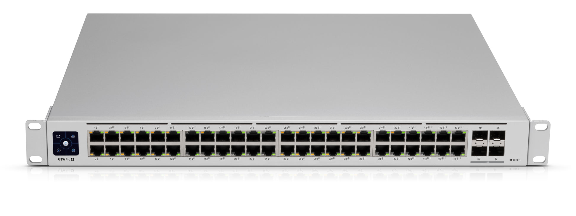 Ubiquiti UniFi Pro – Managed Switch – 48×GbE, 4×SFP+, L2/L3, PoE+ 600 W, 19" Rack