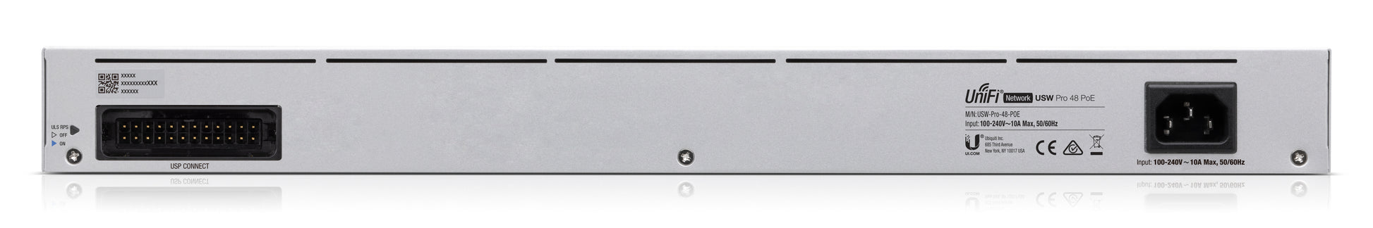 Ubiquiti UniFi Pro – Managed Switch – 48×GbE, 4×SFP+, L2/L3, PoE+ 600 W, 19" Rack