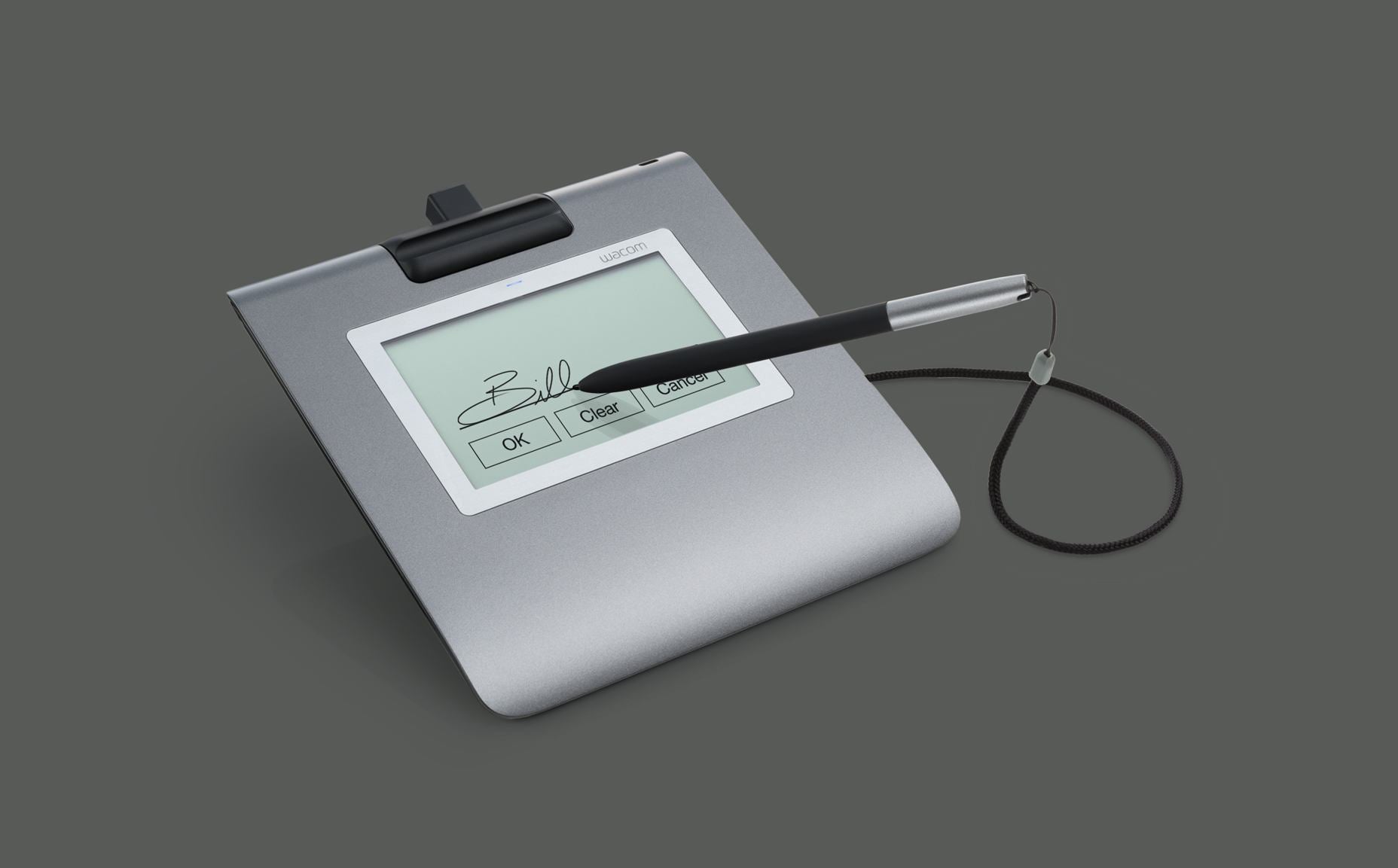 Wacom Signature Set STU-430 – Aktiver Eingabestift – Grau