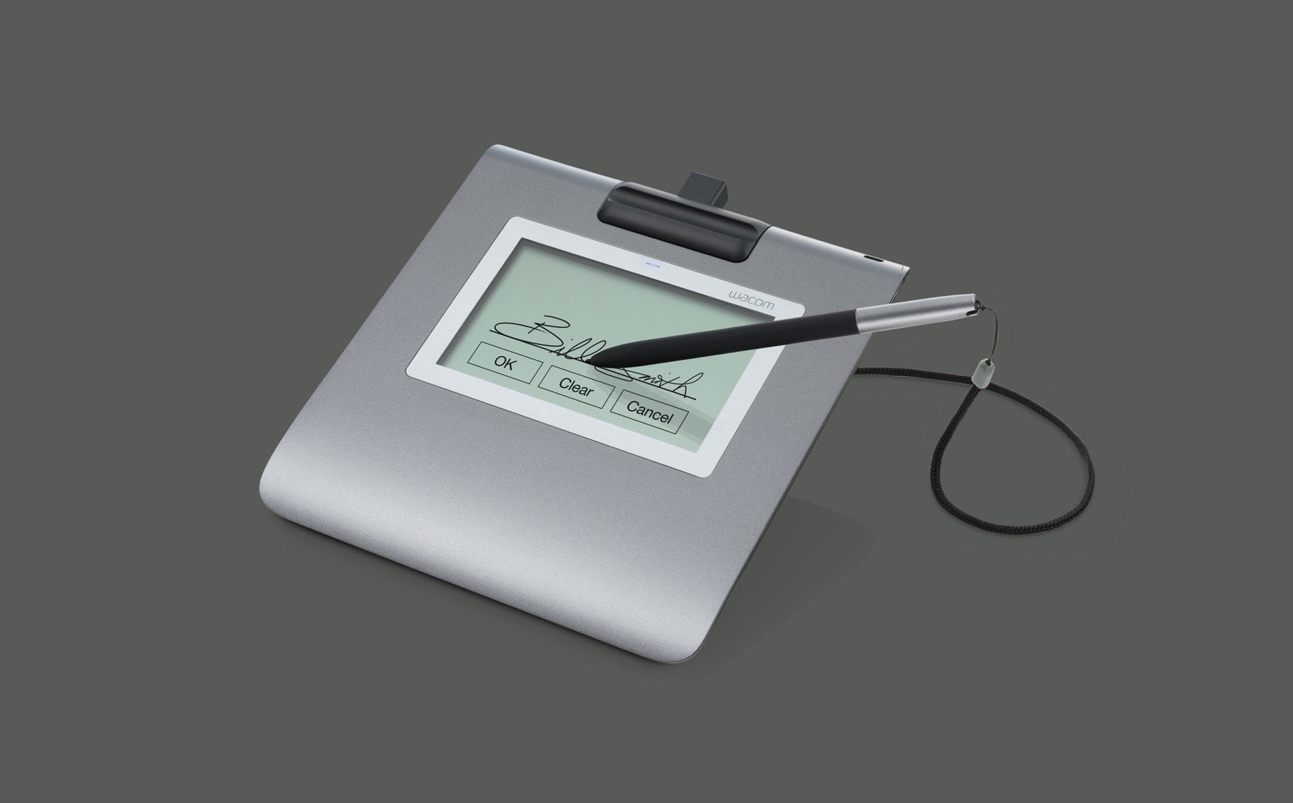 Wacom Signature Set STU-430 – Aktiver Eingabestift – Grau